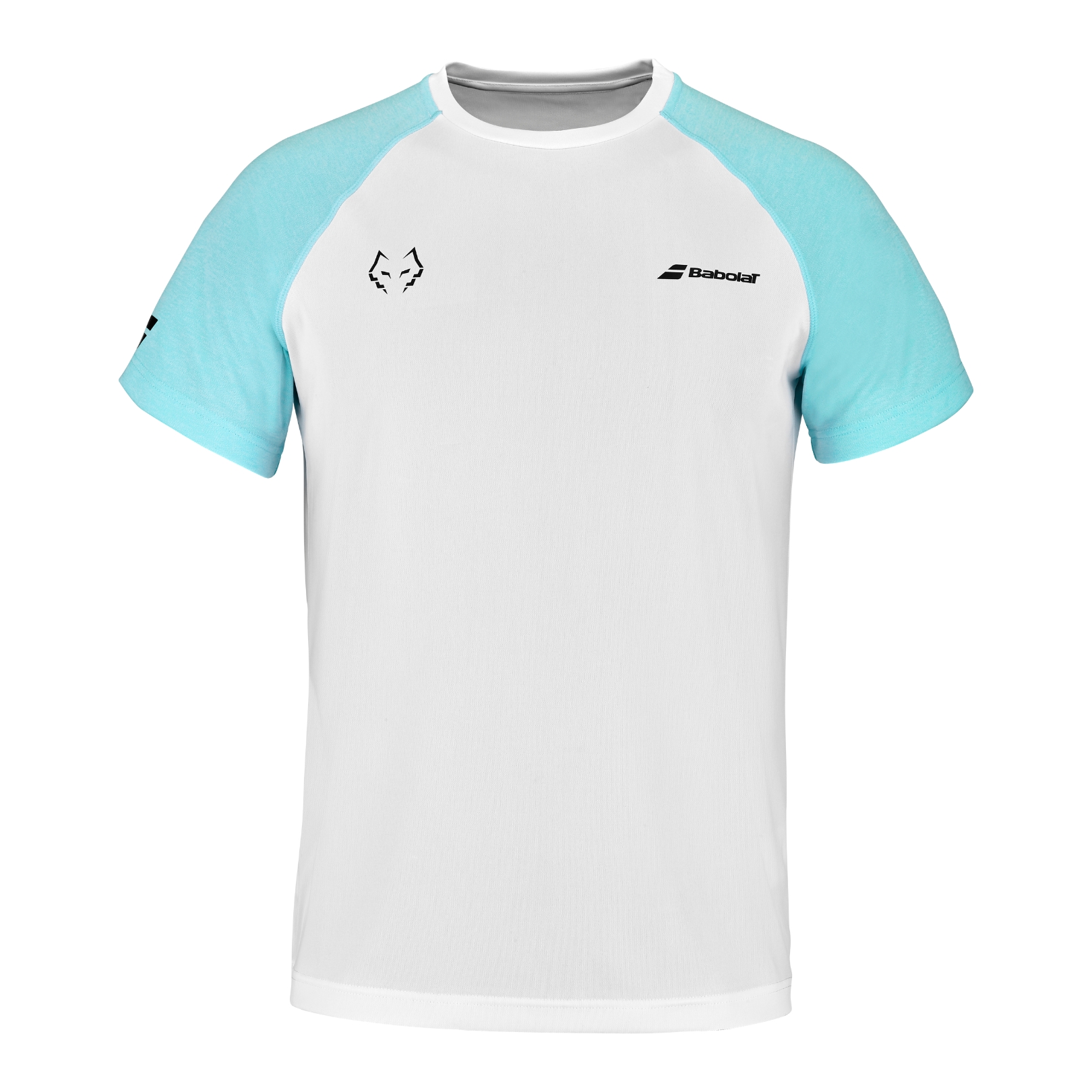 Billede af Babolat Crew Neck Tee Juan Lebron White/Light Blue